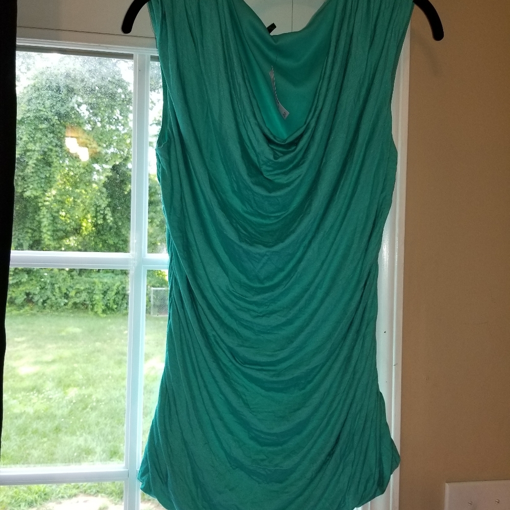 NWT - Maurices fitted cowl neck top - L